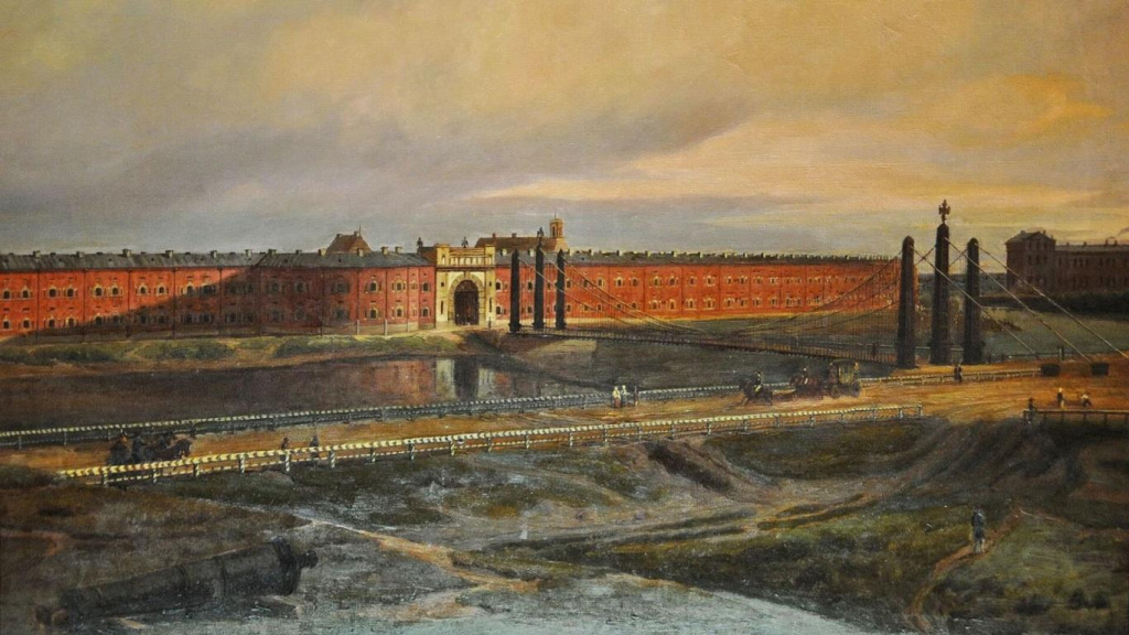 Картина Мартина Залесского «Крепость Брест-Литовск в 1842 году»