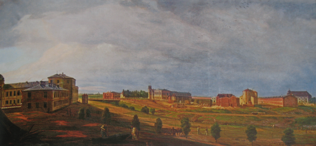 Картина Мартина Залесского «Крепость Брест-Литовск в 1840 году» 